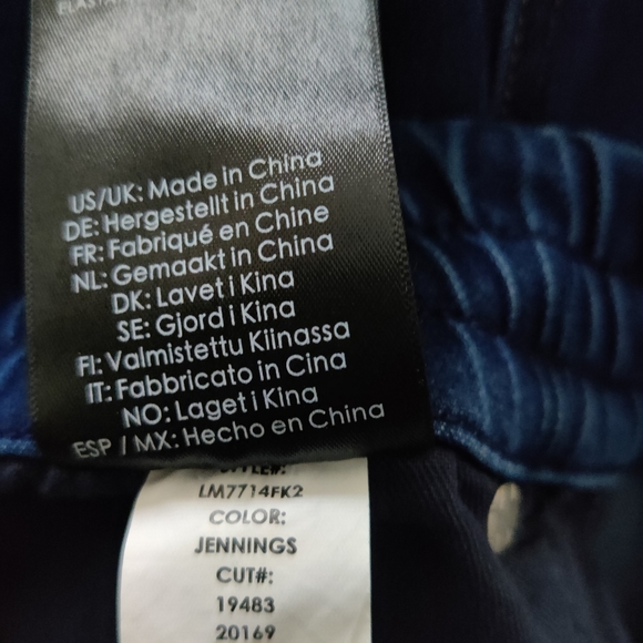 Liverpool LA Drawstring Pull On Jeans Cropped Size Small - Picture 12 of 12